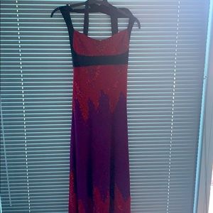 Amazing full length fitted dress with stretch